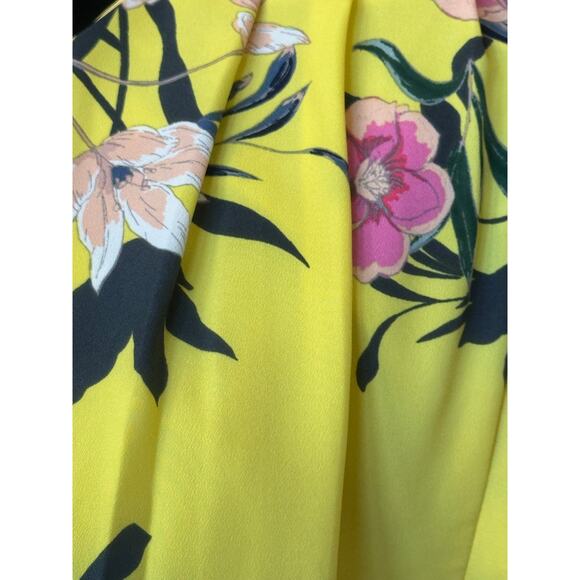 New ~ ELIZA J ~ Spring Floral Cap Sleeve A-Line Dress Size 4 - Picture 6 of 9